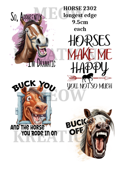 Decoupage Rice Paper – HORSE 2302