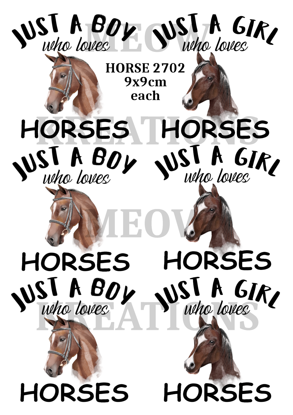 HORSE 2702