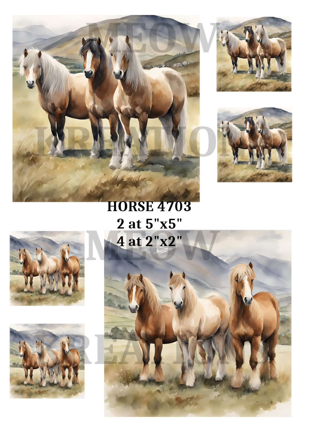 HORSE 4703