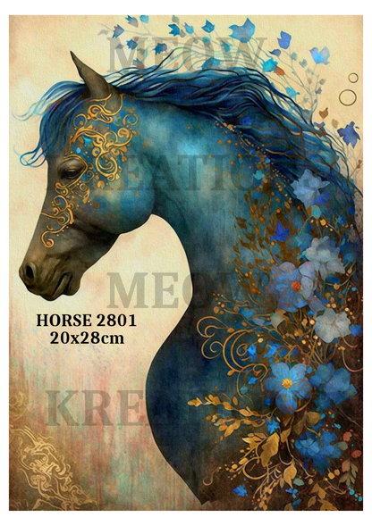 Decoupage Rice Paper – HORSE 2801