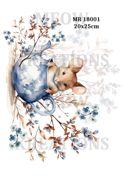 Decoupage Rice Paper - MR 18001