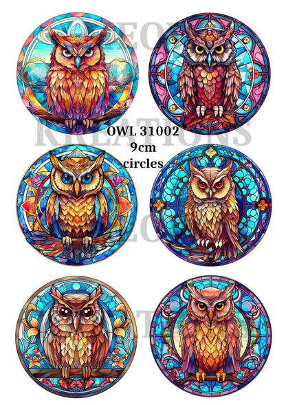 Decoupage Rice Paper - OWL 31002