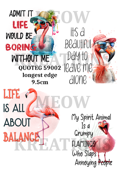 Decoupage Rice Paper - QUOTEG 59002