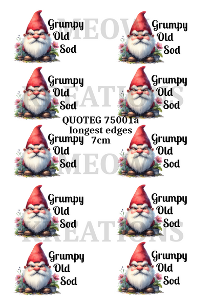 Decoupage Rice Paper - QUOTEG 75001a