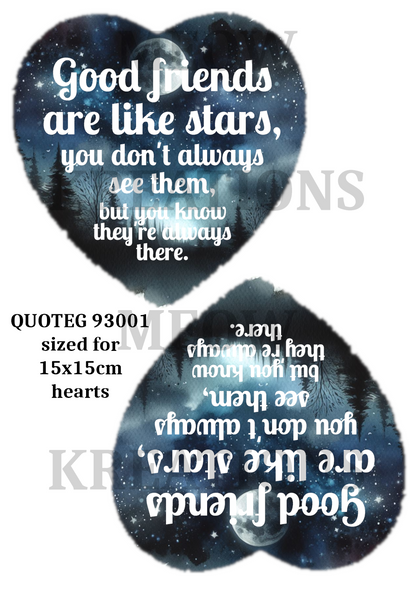 Decoupage Rice Paper - QUOTEG 93001