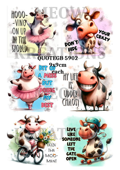 Decoupage Rice Paper - QUOTEGB 5902