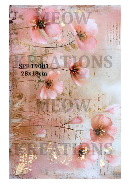 Decoupage Rice Paper - SPF 19001