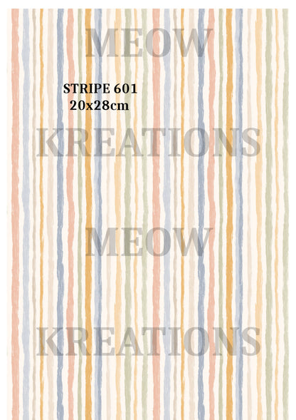 Decoupage Rice Paper - STRIPE 601