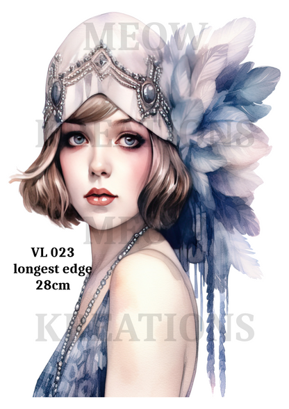 Decoupage Rice Paper - VL 023