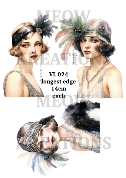 Decoupage Rice Paper - VL 024