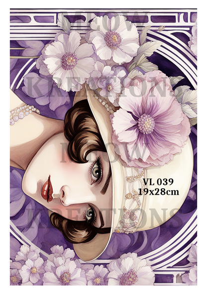 Decoupage Rice Paper - VL 039