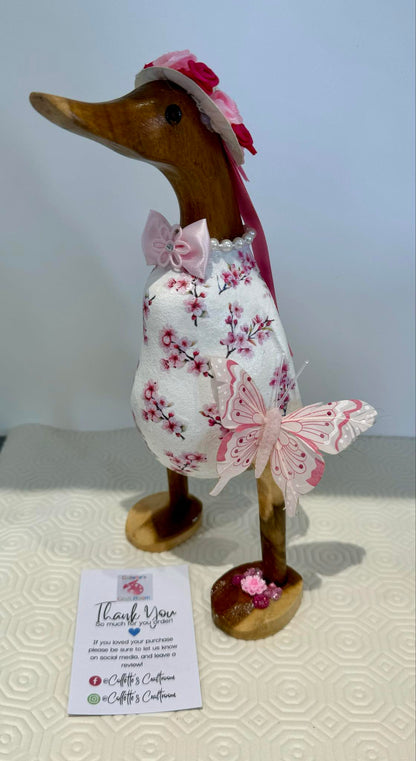 Pink Cherry Blossom & Butterflies Decoupage Rice Paper – CB 1304