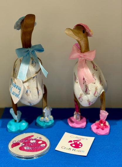 Pastel Rabbit Decoupage Rice Paper - PR 2404