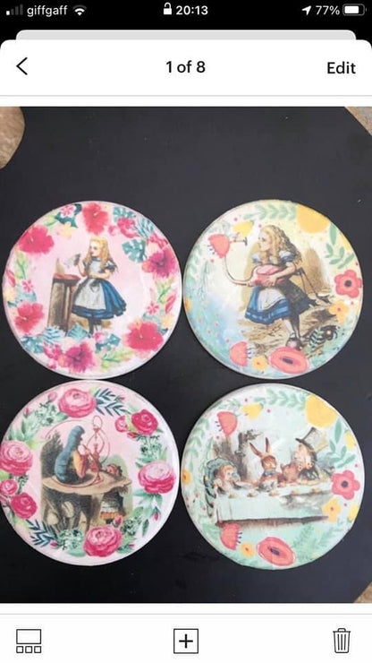 Alice in Wonderland Decoupage Rice Paper - AW 45001