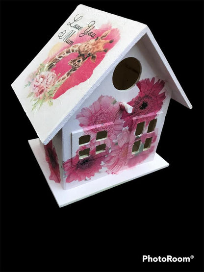 Mum Giraffe Mother & Baby Decoupage Rice Paper - MD 001A