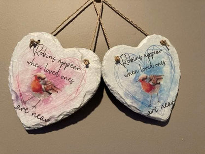 Robin Bird Memorial Decoupage Rice Paper - WORKH 3001