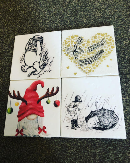 Gonk Reindeer Christmas Decoupage Rice Paper - RUDO 2002