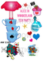 Alice in Wonderland Decoupage Rice Paper - AW 11002