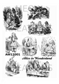 Alice in Wonderland Decoupage Rice Paper - AW 12001