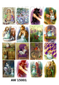 Alice in Wonderland Decoupage Rice Paper - AW 15001