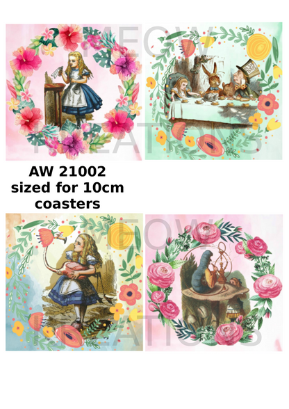 Alice in Wonderland Decoupage Rice Paper - AW 21002