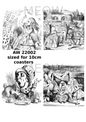 Alice in Wonderland Decoupage Rice Paper - AW 22002