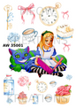 Alice in Wonderland Decoupage Rice Paper - AW 35001
