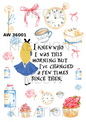 Alice in Wonderland Decoupage Rice Paper - AW 36001