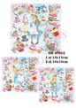Alice in Wonderland Decoupage Rice Paper - AW 49002