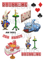 Alice in Wonderland Decoupage Rice Paper - AW 9001