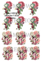 Alice in Wonderland Decoupage Rice Paper - Alice 1001E
