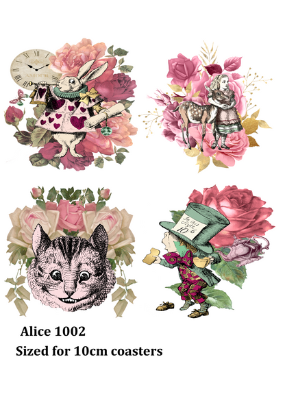 Alice in Wonderland Decoupage Rice Paper - Alice 1002