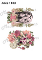 Alice in Wonderland Decoupage Rice Paper - Alice 1103