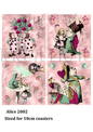 Alice in Wonderland Decoupage Rice Paper - Alice 2002