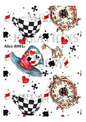 Alice in Wonderland Decoupage Rice Paper - Alice 8001