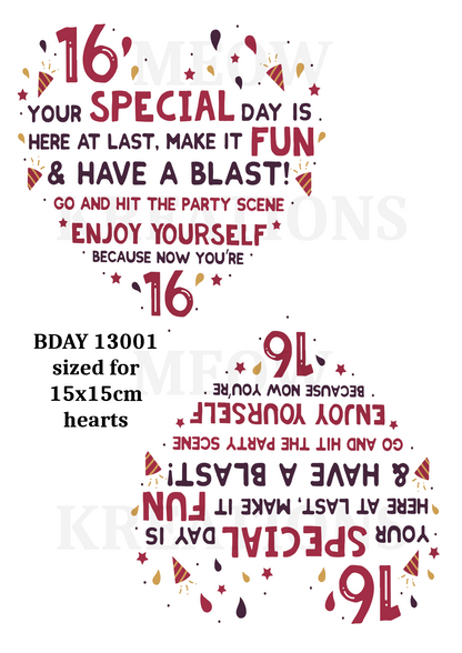 GEBURTSTAG 13001
