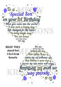 Decoupage Rice Paper – BDAY 7001