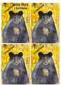 Black Bear Autumn Woodland Decoupage Rice Paper – BEAR 3003