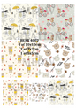 Cute Bear Pattern Collection Decoupage Rice Paper – BEAR 4002