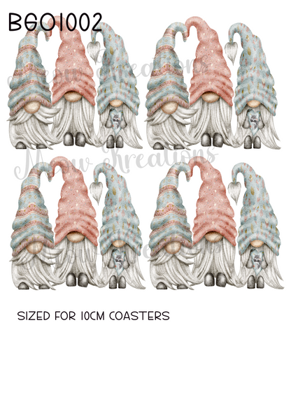 Pastel Gonk Trio Decoupage Rice Paper – BGO 1002