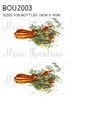 Autumn Foliage Bottle Design Decoupage Rice Paper - BOU 2003