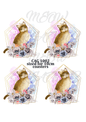 Regal Cat Floral Coasters Decoupage Rice Paper - CAG 1002