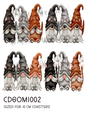 Cat & Dog Gonks Trio Decoupage Rice Paper - CDGOM 1002