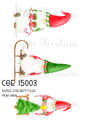 Gonk Christmas Decoupage Rice Paper - CGE 15003