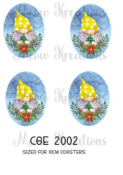 Gonk Christmas Decoupage Rice Paper - CGE 2002