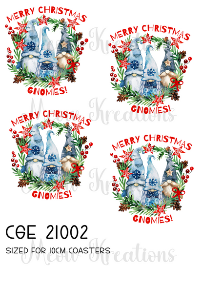 Gonk Christmas Decoupage Rice Paper - CGE 21002