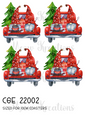 Gonk Christmas Decoupage Rice Paper - CGE 22002