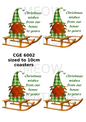 Gonk Our House to Yours Christmas Decoupage Rice Paper - CGE 6002