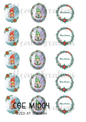 Gonk Christmas Decoupage Rice Paper - CGEM 1004