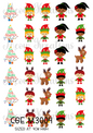 Elf Christmas Decoupage Rice Paper - CGEM 3004